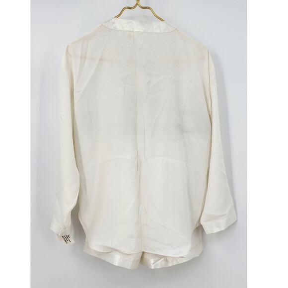 NEW‎ Deadstock Vintage Gold Label Victoria Secret Set White Bridal Oversized XS - Picture 6 of 16